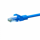 CAT5e Kabel U/UTP  - 0,50 Meter - blau - CCA