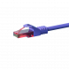 CAT6 Netzwerkkabel, U/UTP, 0,25 Meter, Violet, 100% Kupfer