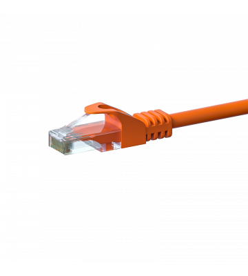 CAT6 Kabel U/UTP - 0,50 Meter - orange - CCA
