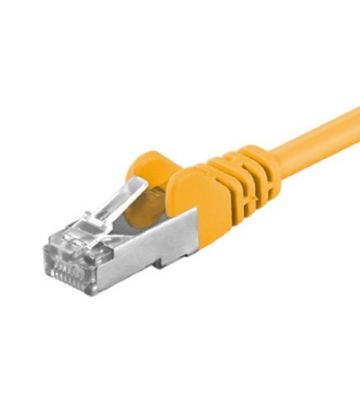 CAT5e Kabel FTP - 0,25 Meter - gelb