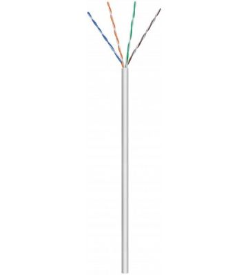 CAT5e Netzwerkkabel Flexibel - U/UTP - 100 Meter - grau CCA