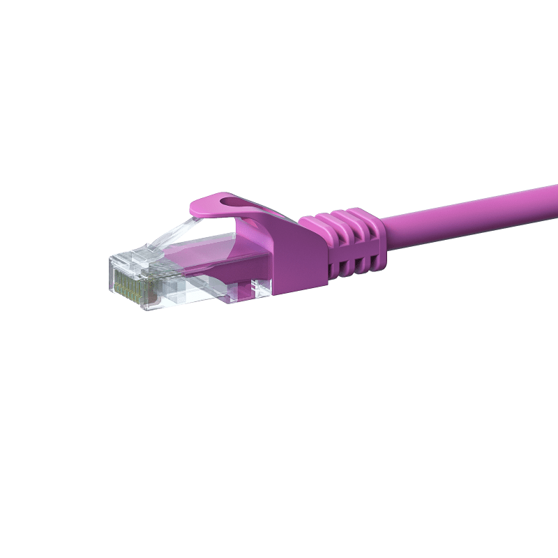 UTP CAT5e patchkabel 30m roze - 100% koper