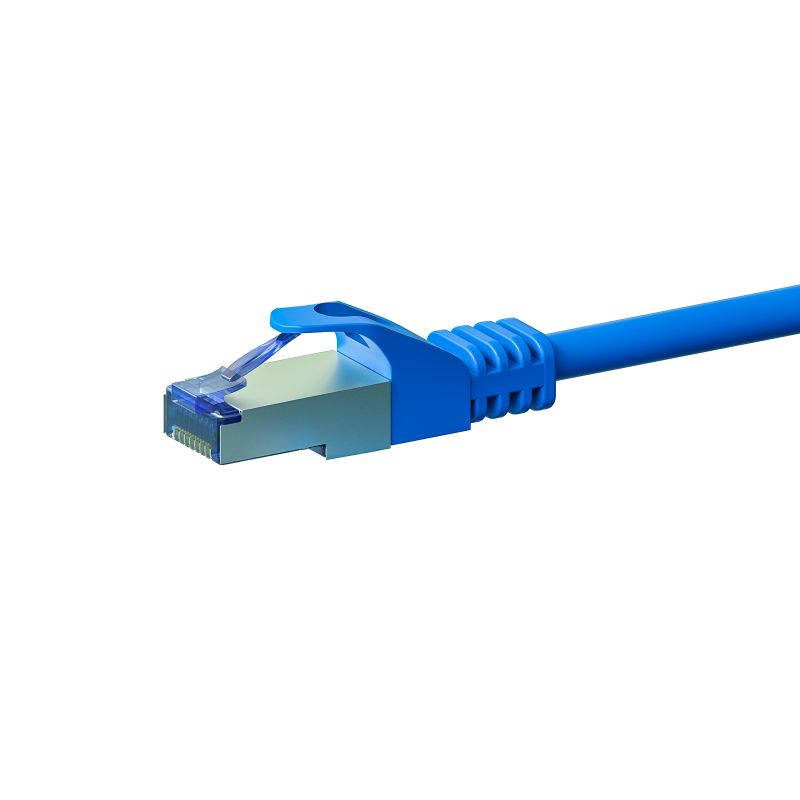 CAT6a Kabel LSOH S-FTP - 2 Meter - blau