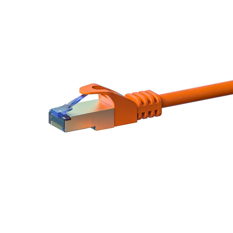 CAT 6a Kabel LSOH - S/FTP – 0,25 Meter - Orange