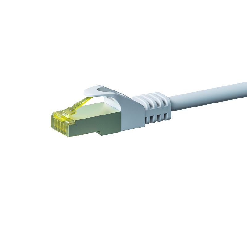 Cat7 Kabel S/FTP/PIMF - 0,25 Meter - weiß