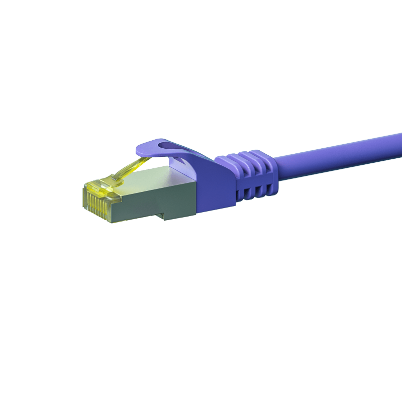 Cat7 Kabel S/FTP/PIMF - 1 Meter - lila