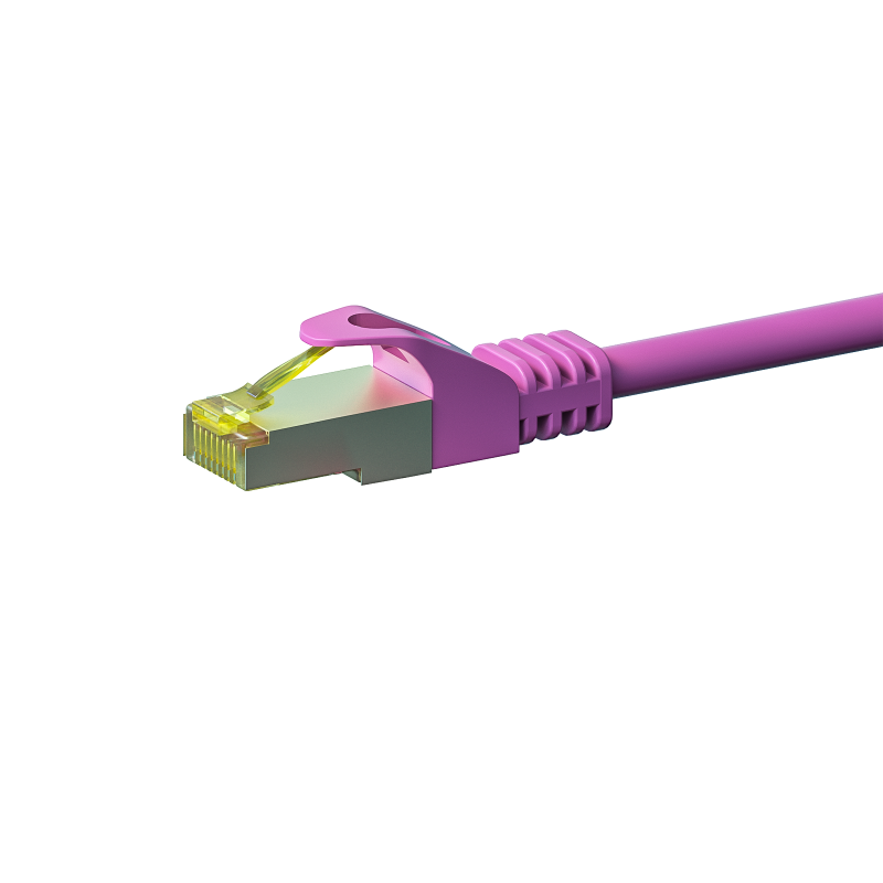 Cat7 Kabel S/FTP/PIMF - 20 Meter - rosa