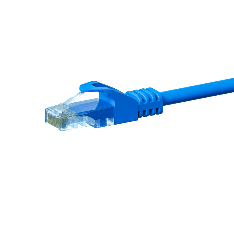 CAT5e Kabel U/UTP  - 2 Meter - blau - CCA