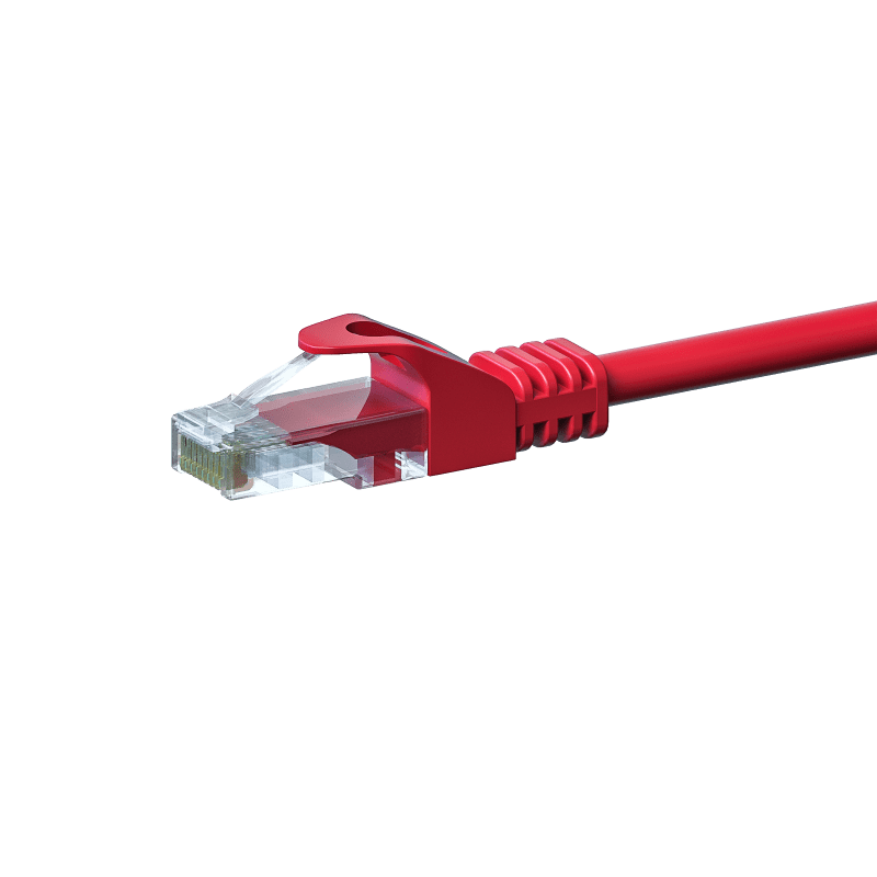 CAT5e Kabel U/UTP  - 5 Meter - rot - CCA