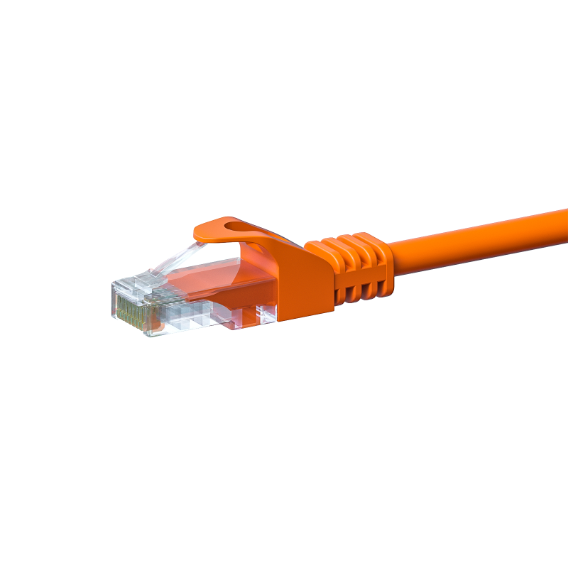 CAT5e Kabel U/UTP - 1 Meter - orange - CCA