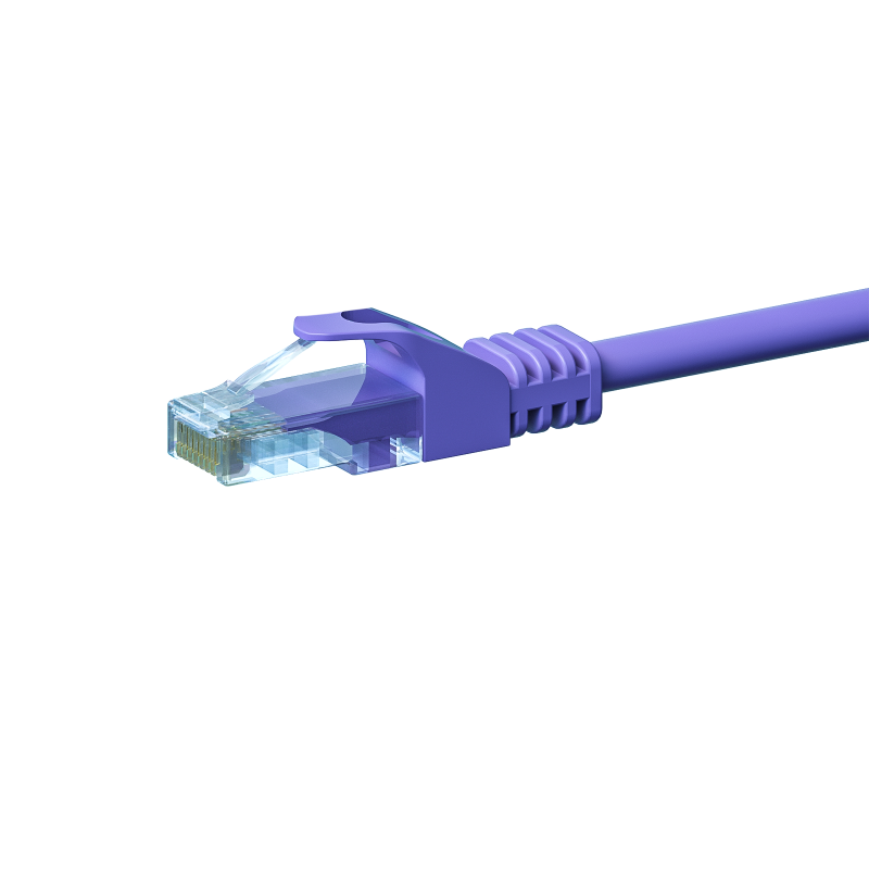 CAT5e Kabel U/UTP - 5 Meter - lila - CCA