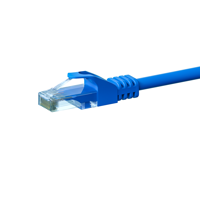 CAT6 Kabel U/UTP - 1 Meter - blau - CCA