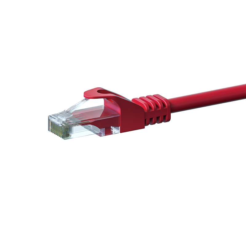 CAT6 UTP patchkabel 7,50m rood - CCA