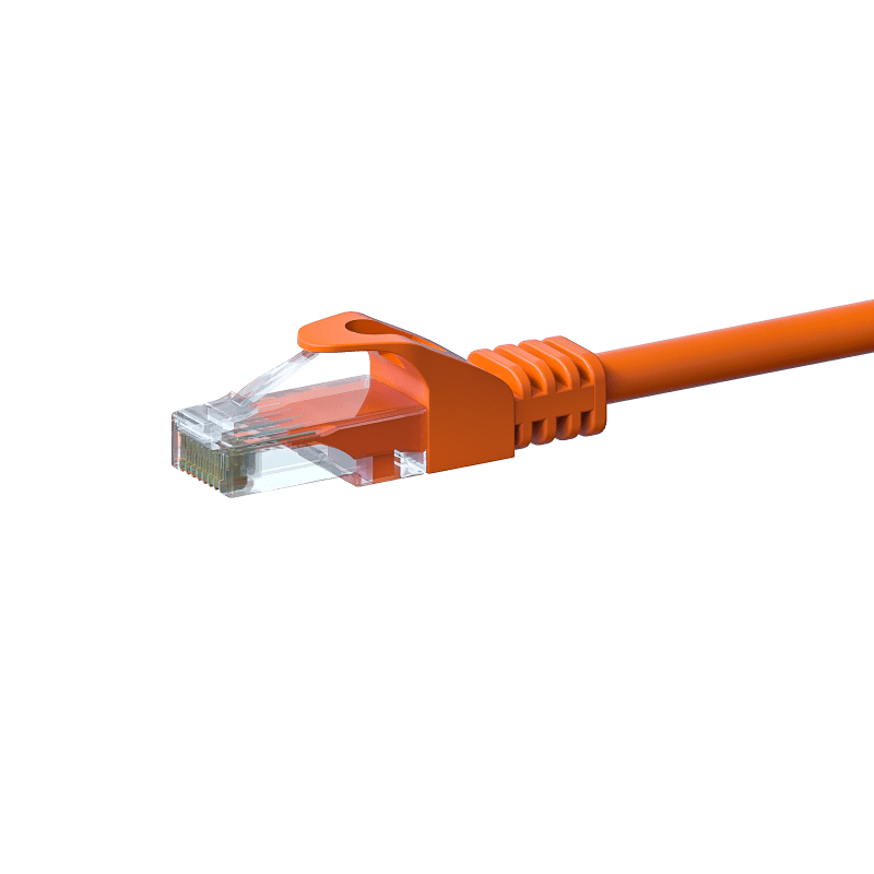 CAT6 Kabel U/UTP - 7,50 Meter - orange - CCA