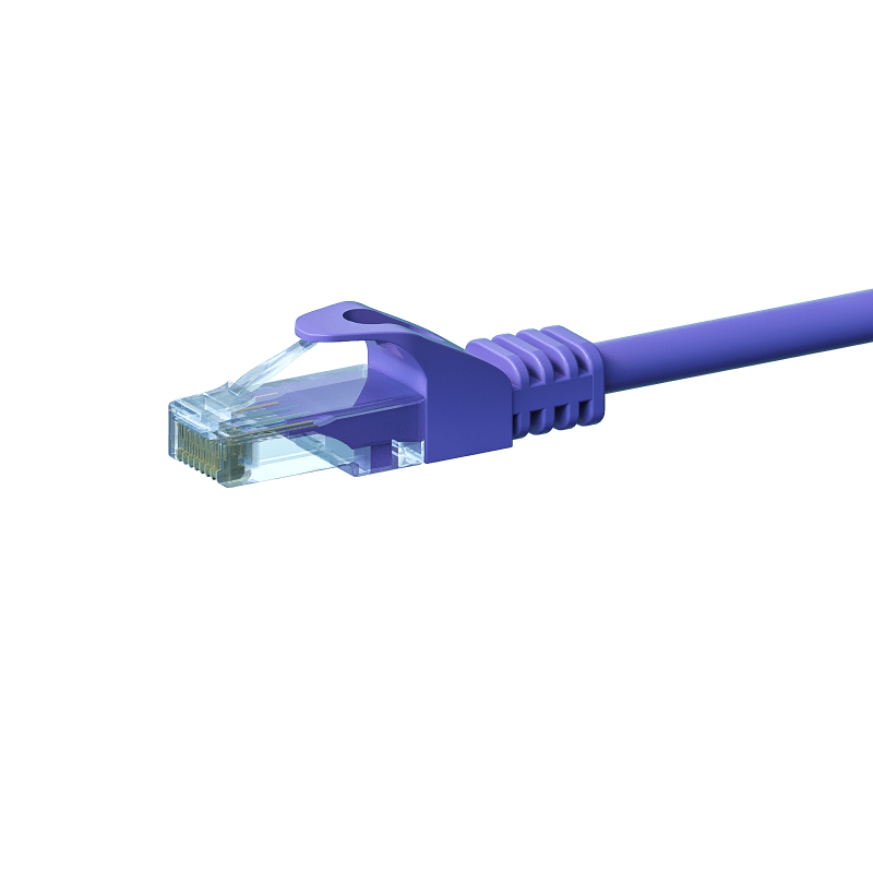 CAT6 Kabel U/UTP - 5 Meter - lila - CCA