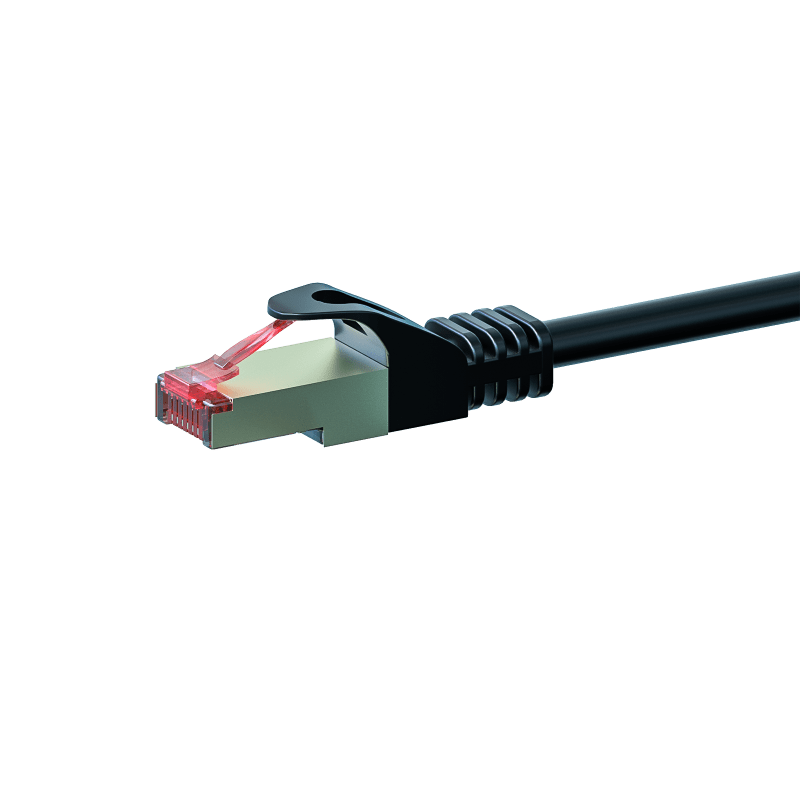 CAT6 Kabel LSOH S-FTP - 0,50 Meter - schwarz