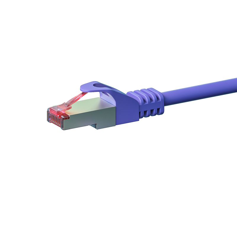 CAT6 Kabel LSOH S-FTP - 2 Meter - lila