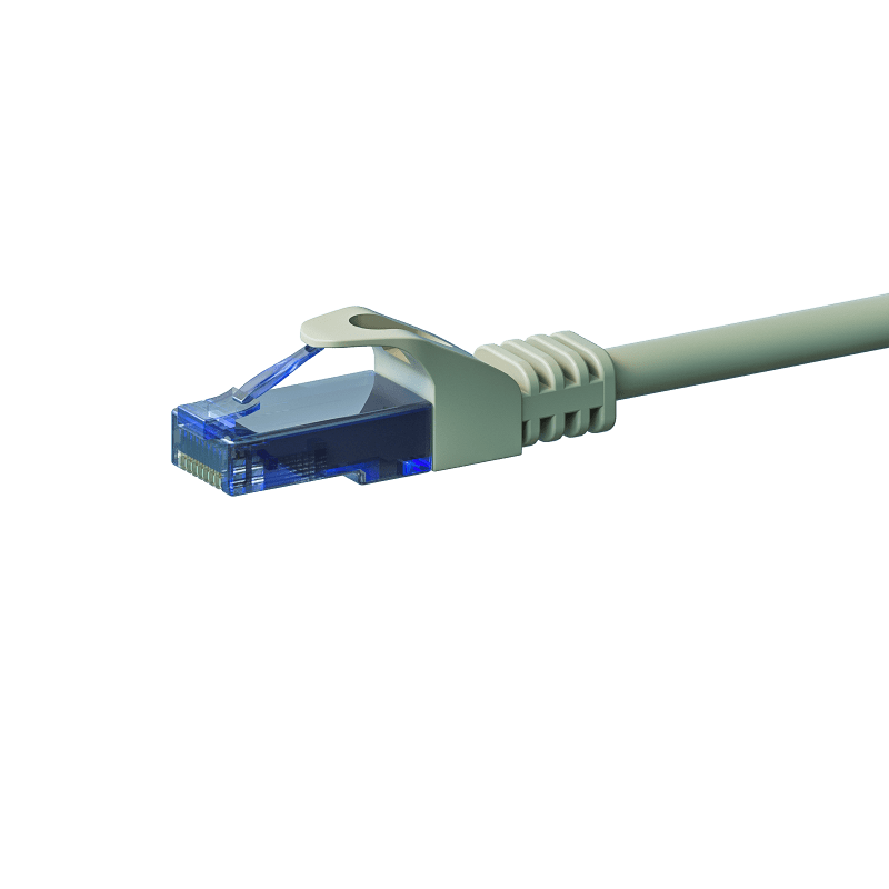 UTP CAT6a patchkabel 2m grijs - 100% koper